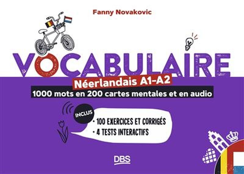 Vocabulaire néerlandais A1-A2 1000 mots en 200 cartes mentales