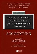 Accounting - the Blackwell encyclopedia of management (volume 1)