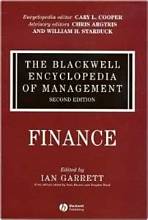 Finance - the Blackwell encyclopedia of management (volume 4)