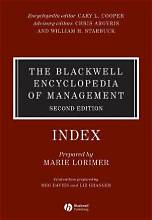 Index- the Blackwell encyclopedia of management (volume 13)