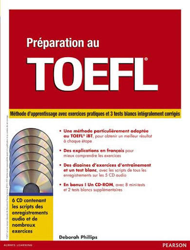 Manuels de préparation au TOEFL