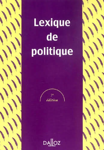 Lexique de politique