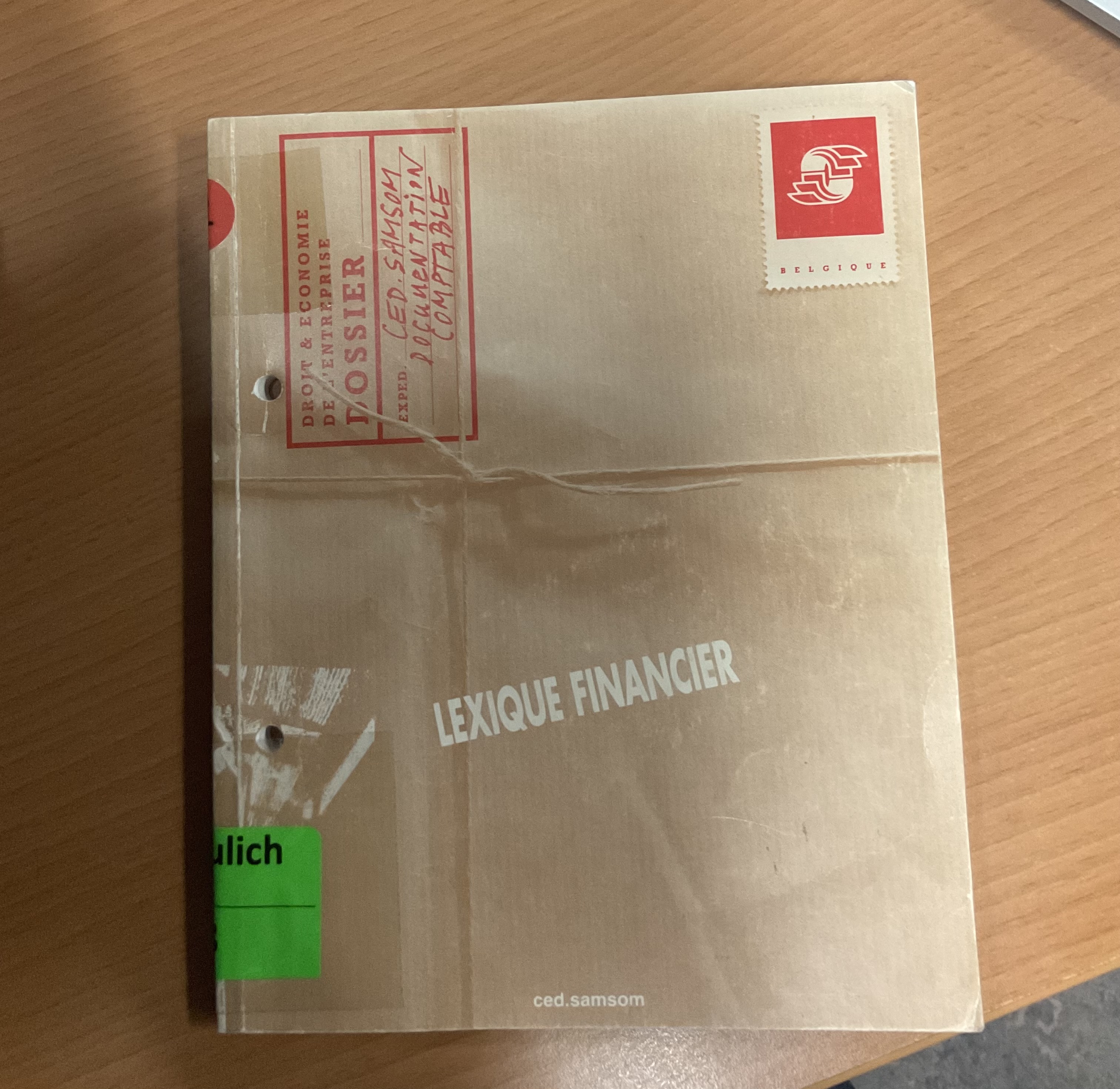 Lexique financier