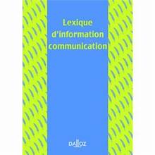 Lexique d'information communication