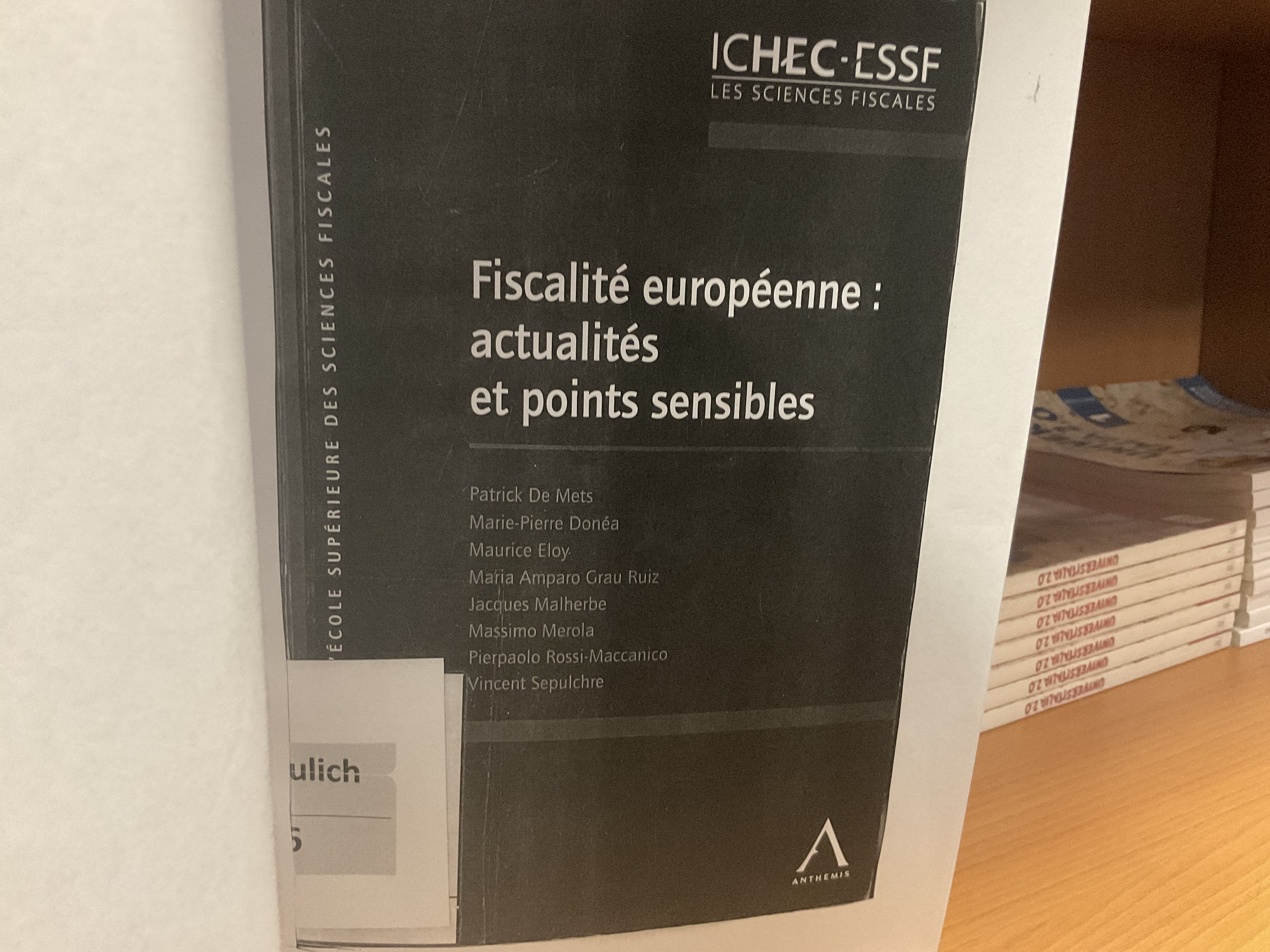 Fiscalité européenne: actualités et points sensibles