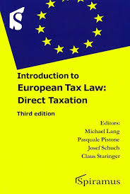 Introduction to European tax law: direct taxation